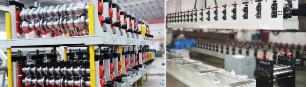 Why shall a cassette type roll forming machine be used?